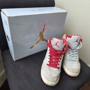 Jordan Sneakers Red and Blue